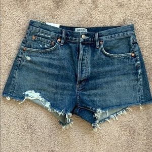Agolde Shorts - AGOLDE Parker Vintage Cutoff Shorts- Rock Steady Agolde Shorts - AGOLDE Parker Vintage Cutoff Shorts- Rock Steady